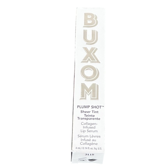 Buxom NIB Plump Shot Sheer Tint Collagen Infused Lip Serum Koral Kiss - Picture 4 of 6
